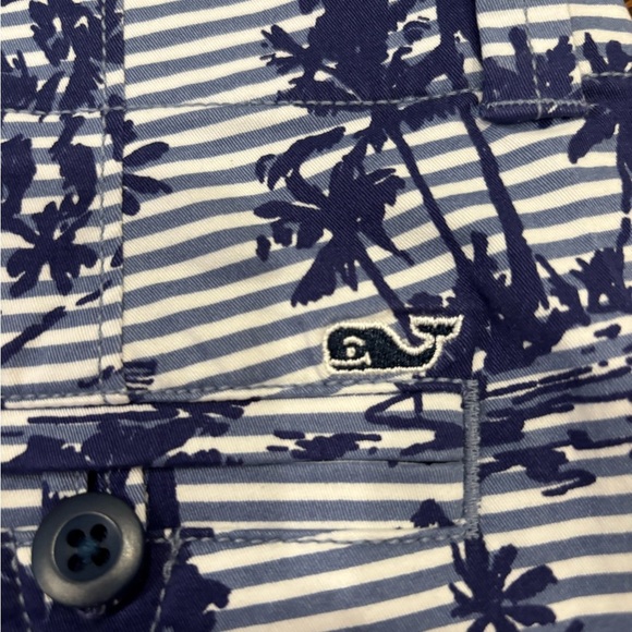 Vineyard Vines Island Scene Deep Bay Stripe women’s nautical Shorts Sz 00 - Picture 4 of 5